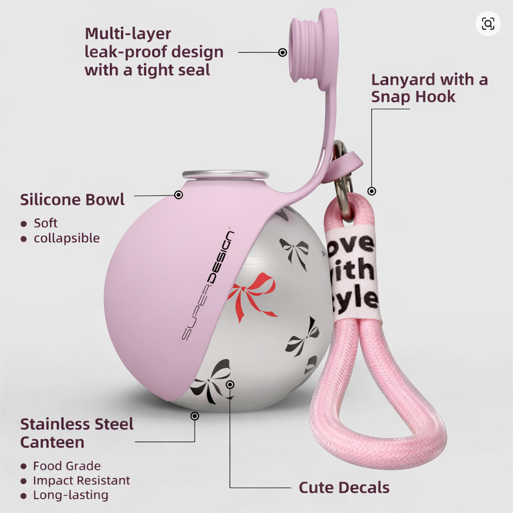 BuddyPup | Dog Water Bottle With Bowl
